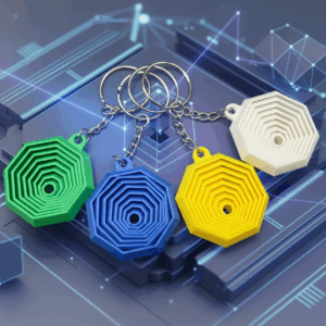 Geometrikus Fidget Kulcstartó
